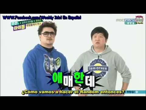Sub Español 150211 weekly idol 4minute parte 1