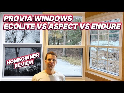 Provia Windows - Honest Review - EcoLite vs Aspect vs Endure