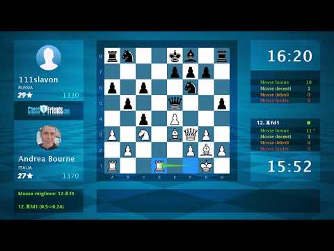 Chess Game Analysis: Andrea Bourne - 111slavon : 1-0 (By ChessFriends.com)