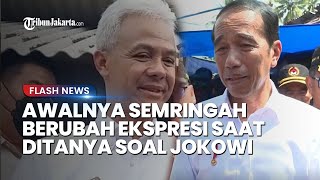 Ganjar Full Senyum saat Anies Beri Ucapan HUT PDIP, Beda Respons saat Ditanya soal Presiden Jokowi