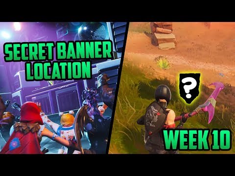 Season 6, Week 10 | *SECRET* 'Battle Star' Location! (Secret Banner) - Fortnite