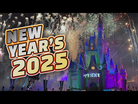 Magic Kingdom New Year's Eve 2025 Fantasy In The Sky Fireworks
