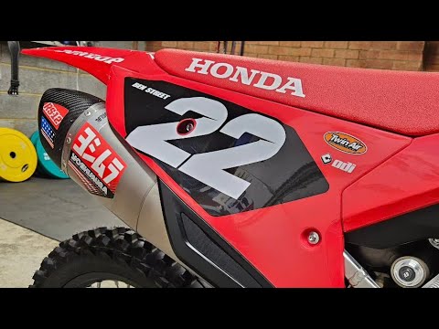 2023 Honda CRF250R Yoshimura RS12 Full Exhaust Installation
