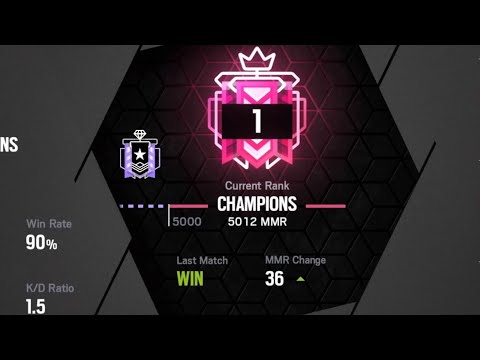 #1 FIRST CHAMPION CRYSTAL GUARD + BEST SETTINGS - Rainbow Six Siege