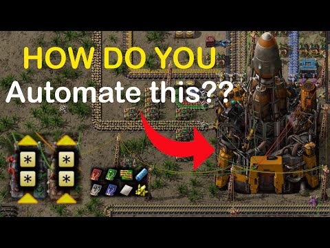 HOW TO Automate Rocket Launches in Factorio Space Exploration