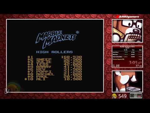 Marble Madness (NES) Speedrun in 3:05!