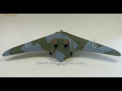 Building the Revell 1/72 Horton Go 229