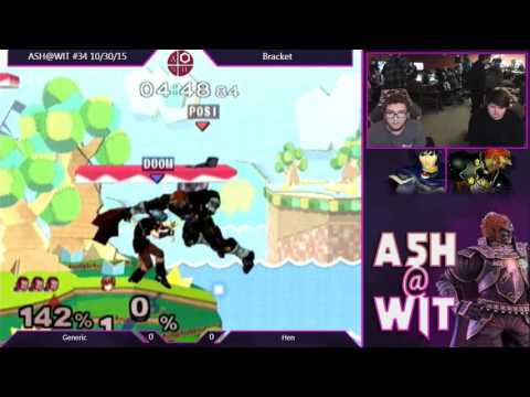 Generic  (Ganon) vs Hen (Marth) - ASH@WIT #34 Melee Bracket