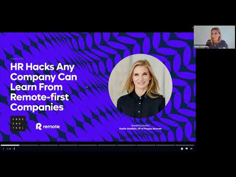 Nadia Vatalidis (Remote) shares HR hacks of remote-first-companies