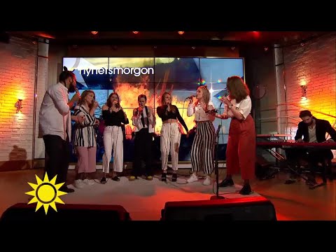 Kören GET UP Soul Choir sjunger in våren - Nyhetsmorgon (TV4)