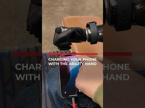 Charging your phone from a Bionic Arm!