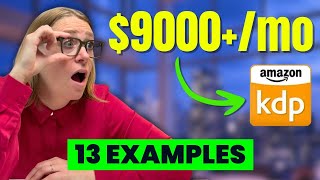I Found 13 High Profit Amazon KDP Book Examples - Niche Ideas 2025