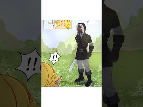 When you rescue Zelda as Dark Link