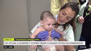 Fisioterapia respiratoria para bebés