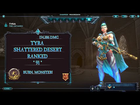 Tyra Paladins Gameplay - Ranked - Insane Fire!