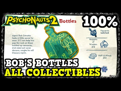 Psychonauts 2 Bob's Bottles All Collectible Locations (Figments, Nuggets of Wisdom, & More)