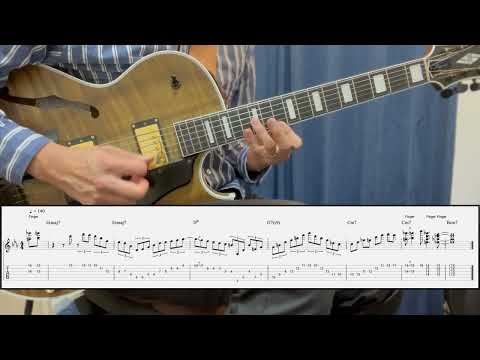 Julian Lage Lick#1 (Ⅱ-Ⅴ-Ⅰ)  There Will Never Be Another You