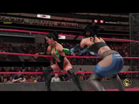 WWE 2K19 mortal kombat universe jade vs kitana