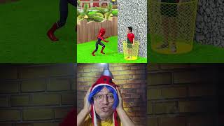 Chased By a Zombie vs SpiderMan and Ronaldo #kpopdemonhunters#animation #rumi #roblox
