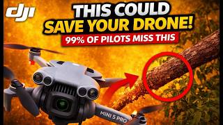 This DJI Mini 5 Pro / DJI Mini 4 Pro Feature Literally Stops You Crashing 🤯 Vision Assist Test