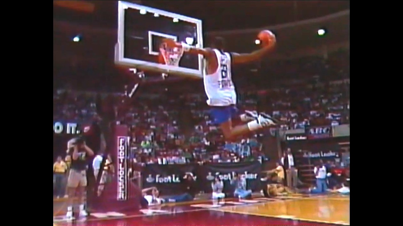 Mike Powell (Olympic Long Jumper) - 1992 Footlocker Dunk Contest Runner-Up