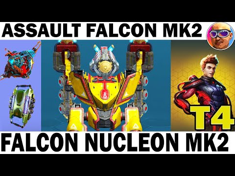ASSAULT FALCON -T NUCLEON MK2 12 LVL + OVEDRIVE 6 LVL + ANTICOTROL 6 LVL WAR ROBOTS CORMAC 70 LVL T4