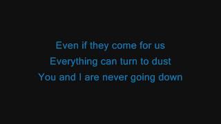 Daughtry - We&#39;re Not Gonna Fall (Lyrics on Screen &amp; Description)