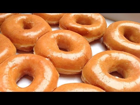 Homemade Glazed Doughnuts (Krispy Kreme glazed donuts) Best Donuts Recipe