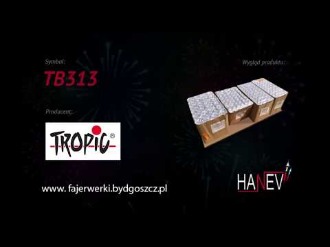 Fajerwerki TROPIC wyrzutnia TB313 COMPOUND