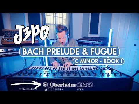 Bach Prelude and Fugue in C Minor (Book 1) - Julian "J3PO" Pollack - Oberheim OB-X8