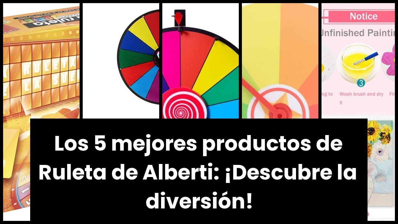 【RULETA DE ALBERTI】Los 5 mejores productos de Ruleta de Alberti: ¡Descubre la diversión! 1️⃣