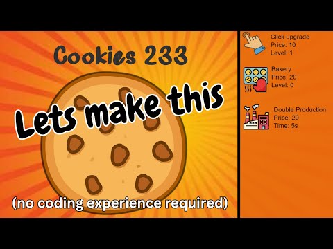 Cookie Clicker in construct 3 (Beginner friendly)