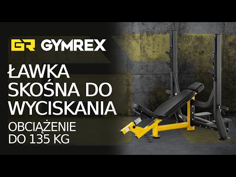 Video - Ławka skośna do wyciskania - 135 kg