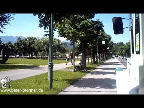 Mit dem Bummelzug von Gmunden am Traunsee zum Seeschloss Ort, im Juni.2012