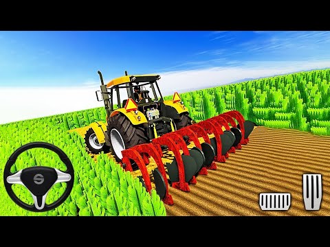 Real Farming Tractor Simulator 2023 - Wheat Harvester Tractor Driving - Android Gameplay