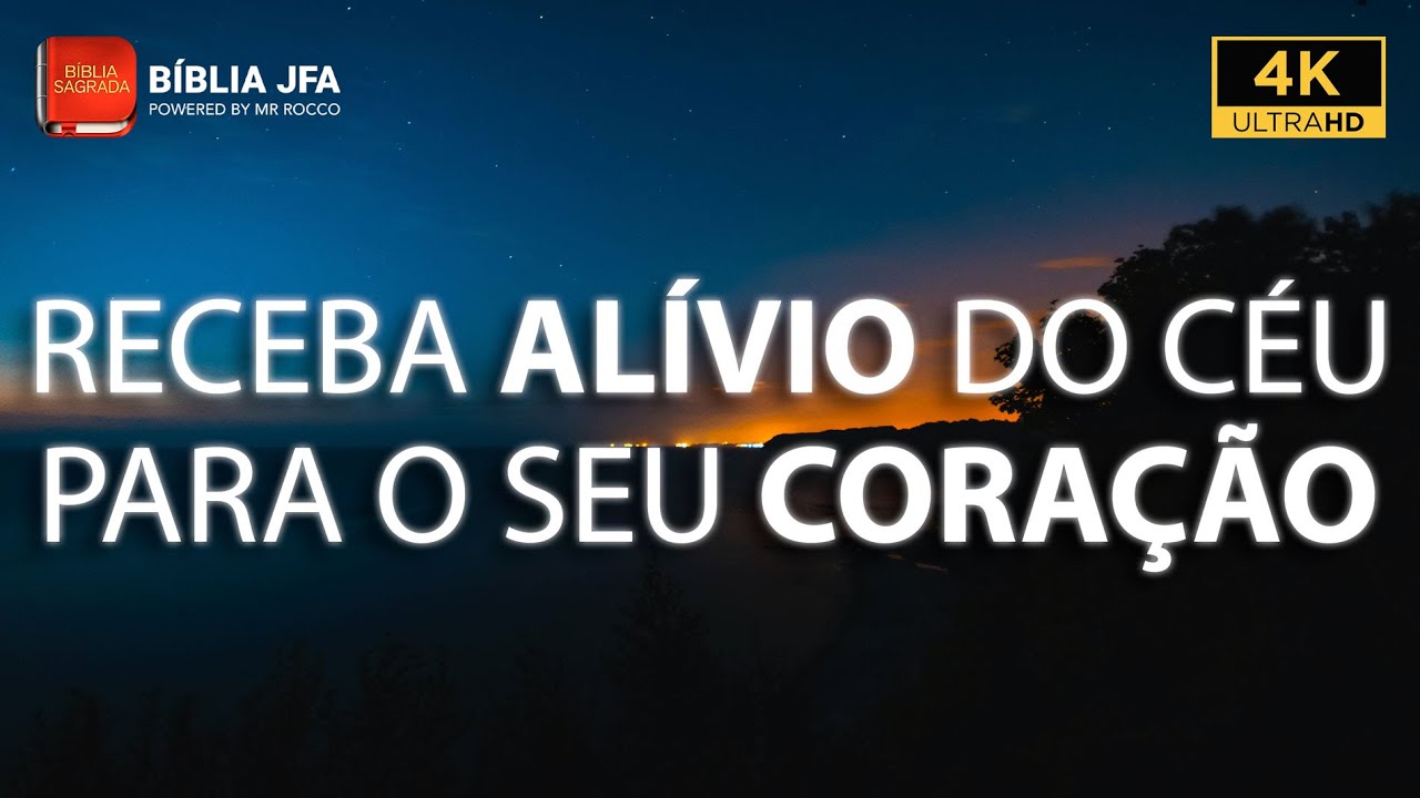 Versículos bíblicos para acalmar o coração angustiado 😌💛 - Bíblia JFA Offline