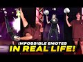 IMPOSSIBLE Free Fire Emotes In Real Life Free Fire Sooneeta