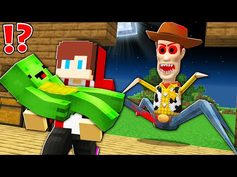 JJ & Mikey's Insane WOODY Escape - Minecraft