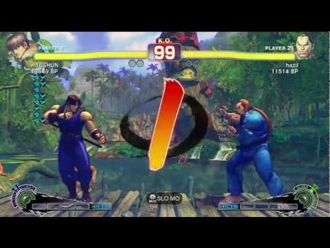 hazil [Dan] vs m16SHUN [Guy] - OnigiriSirasan [Dan] vs - R - [Fei] SSF4 Ranked