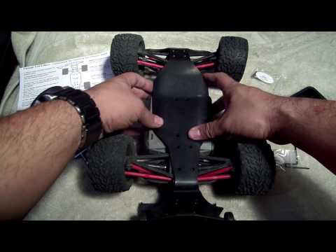 Install for Traxxas 1/16 E-REVO T-BONE Chasis Brace
