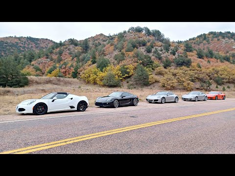 Alfa Romeo 4C, Porsche 911s & Caymans enjoyed the way they should be