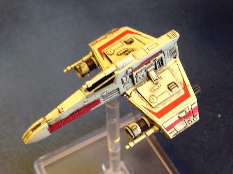 The Cardboard Dungeon: X-Wing Ship Review - E-Wing