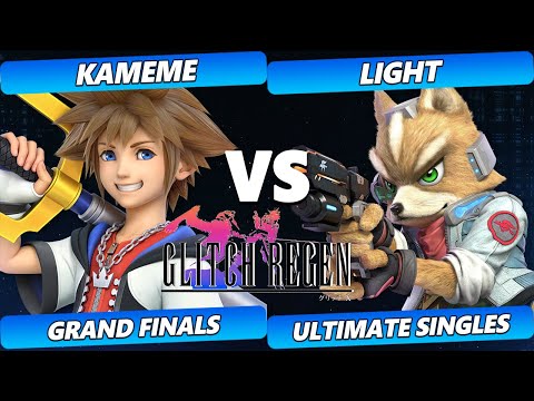 Glitch Regen GRAND FINALS - Light (Fox) Vs. Kameme (Sora, Mega Man) Smash Ultimate Tournament