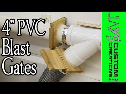 How To Make 4" PVC Blast Gates - 160