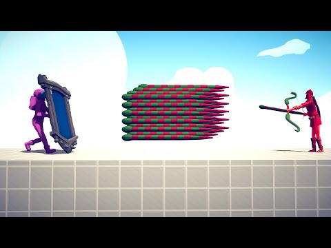 AMONG US MIRROR SHIELD vs 1000x EVERY ARROW - Totally Accurate Battle Simulator TABS