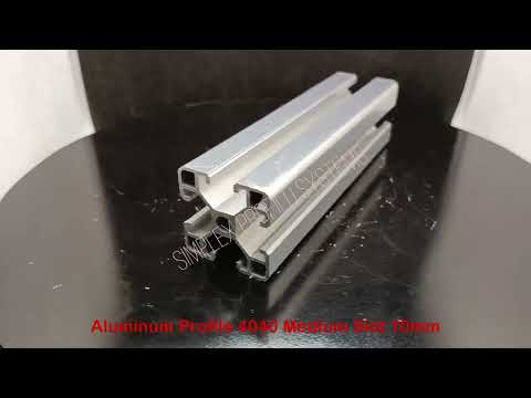 4040 Medium T-Slot Extruded Aluminium Profile