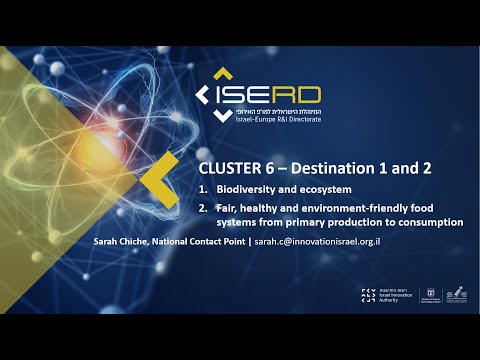 Horizon EU Cluster 6 – Destination 1 and 2 : Food, Agriculture and Biodiversity (2024 opportunities)