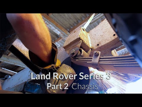 Land Rover Series 3 Restoration Part 2 - Chassis and rear axle