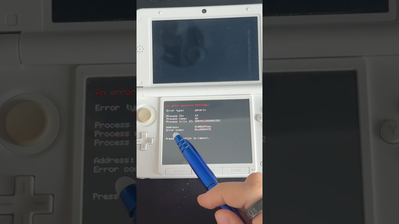 Nintendo 3ds Twilight Menu generic 19 error code fix