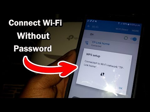 Connect to WiFi Without Password Using WPS Push Button